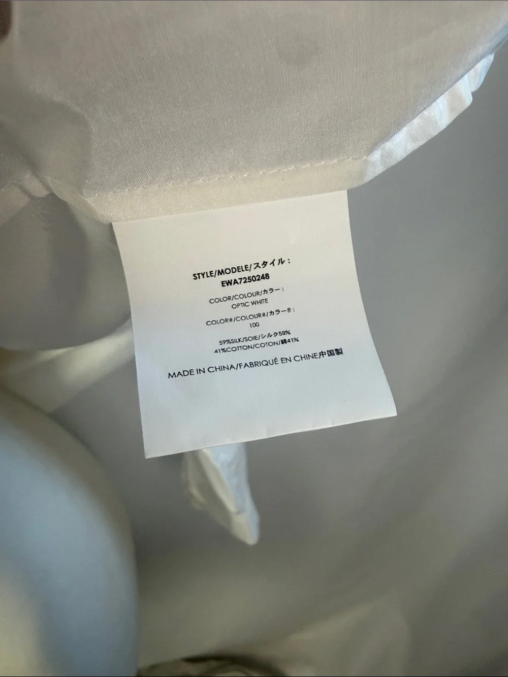 MICHEAL KORS NWT WHITE BUTTON BLOUSE